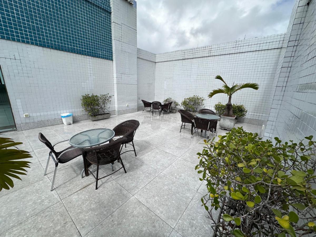 Flat - Boa Viagem Para Ate 5 Pessoas, Andar Alto Vista Mar, Piscina, Wifi 500Mbps, Recife Luaran gambar